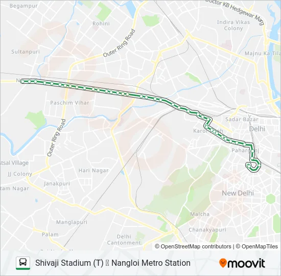 0GL-91 Bus Line Map