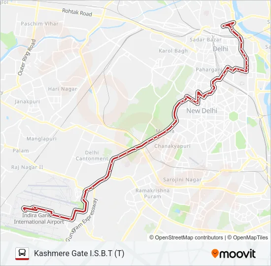 0AIRPORT 04 NS Bus Line Map