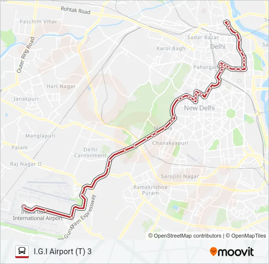 0AIRPORT 04 NS Bus Line Map