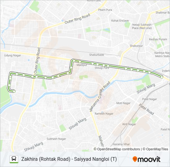 233 Bus Line Map