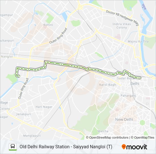 233 Bus Line Map