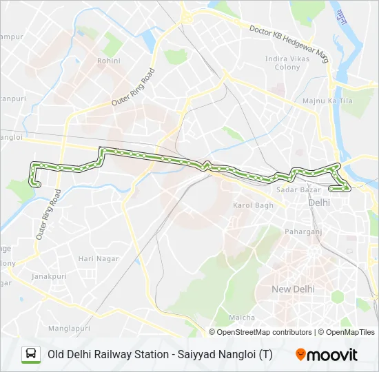 233 Bus Line Map