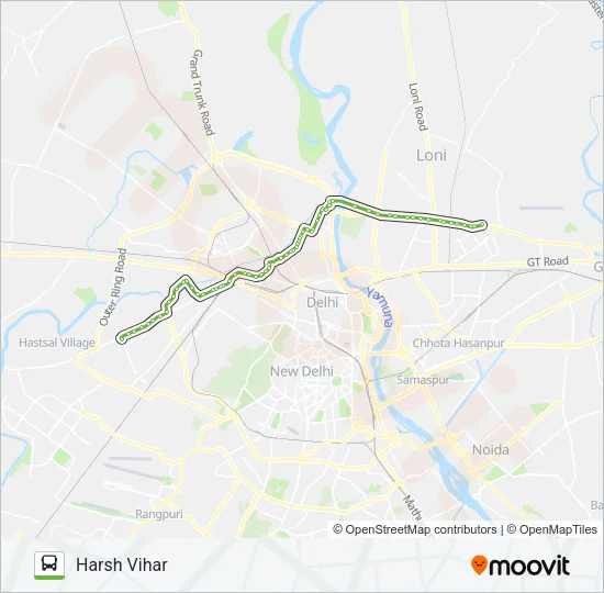 234 Bus Line Map
