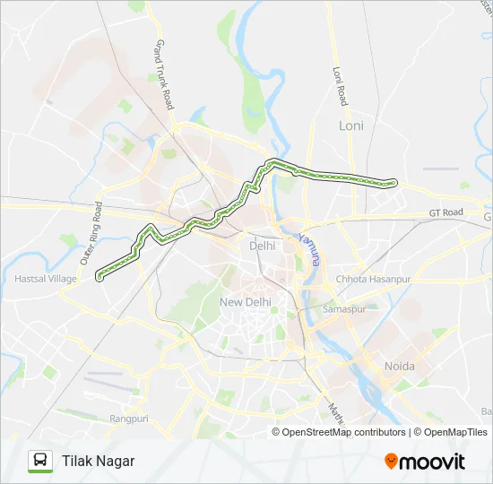 234 Bus Line Map
