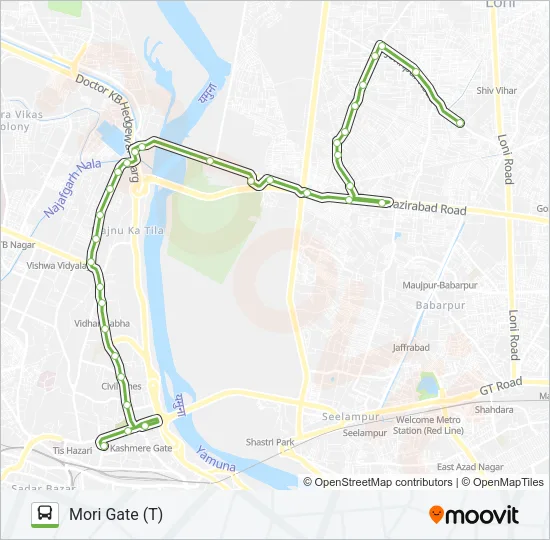 248 Bus Line Map