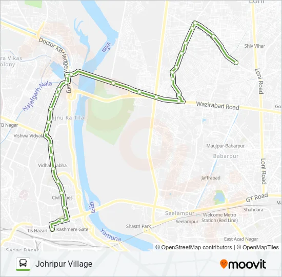 248 Bus Line Map
