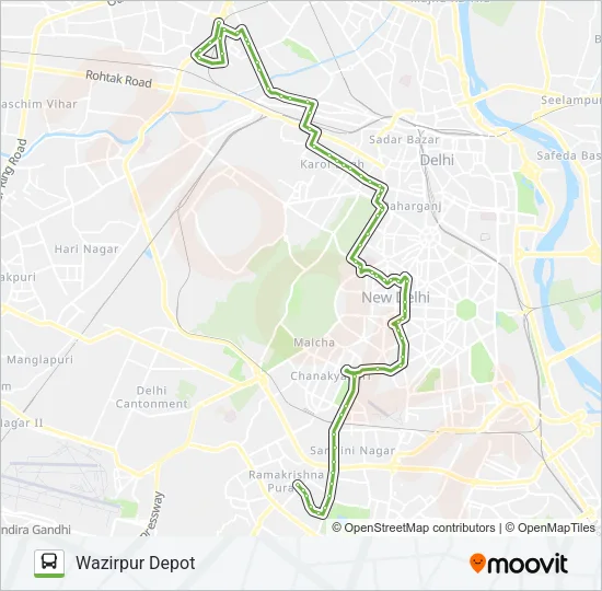 610 Bus Line Map