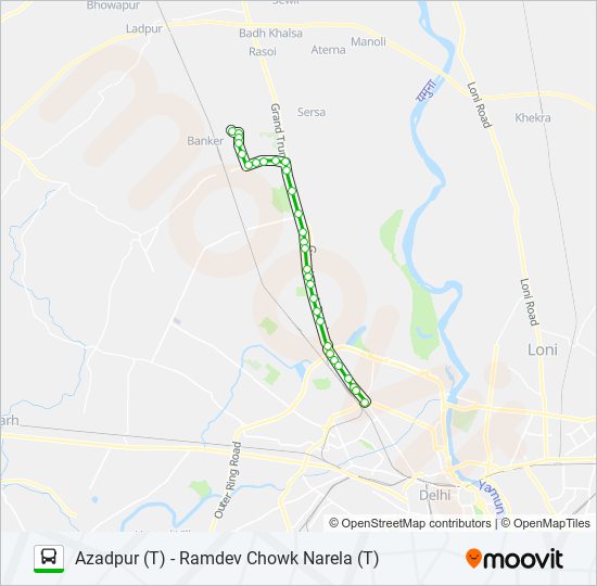 ML96 bus Line Map