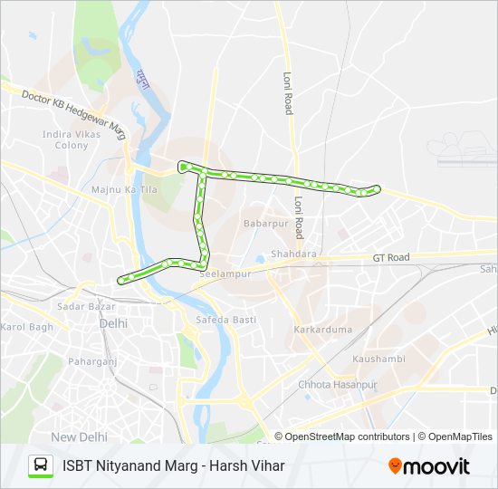 MC127 Bus Line Map
