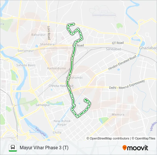 MC341 Bus Line Map