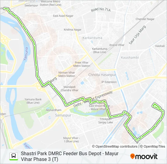 MC1372 Bus Line Map