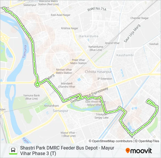 MC1372 Bus Line Map
