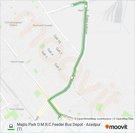 ML96STL Bus Line Map