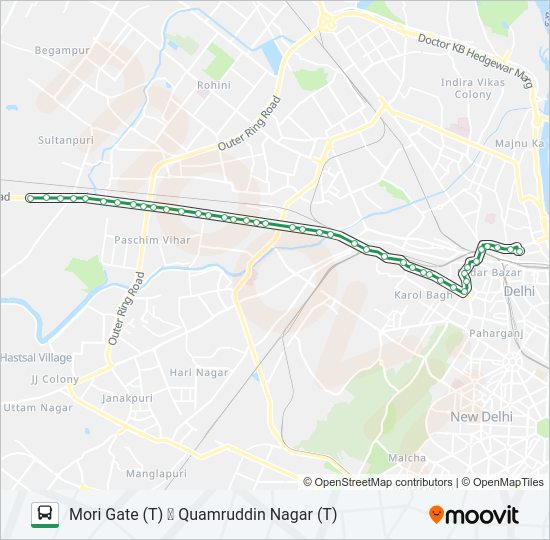 905 bus Line Map