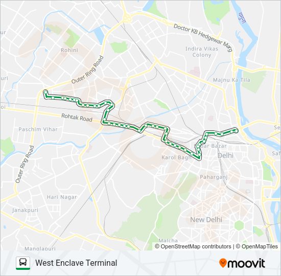 906 Bus Line Map