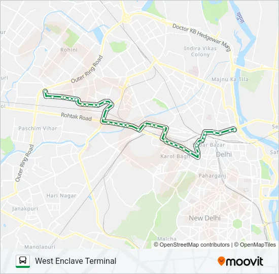 906 Bus Line Map