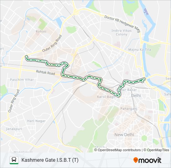 906 bus Line Map