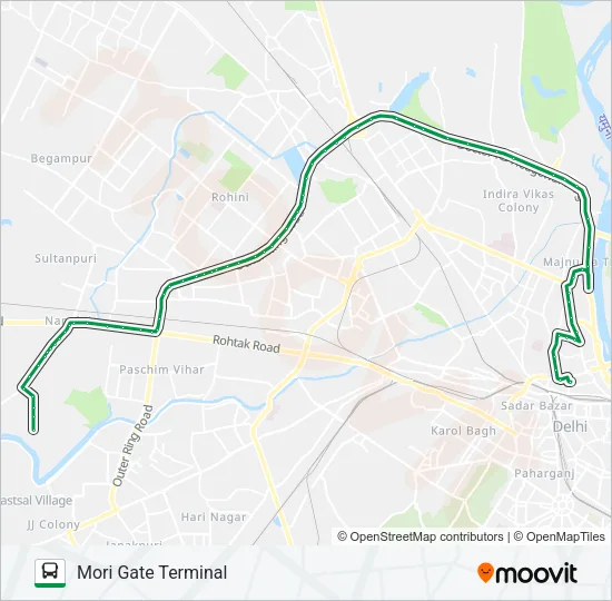 907 Bus Line Map