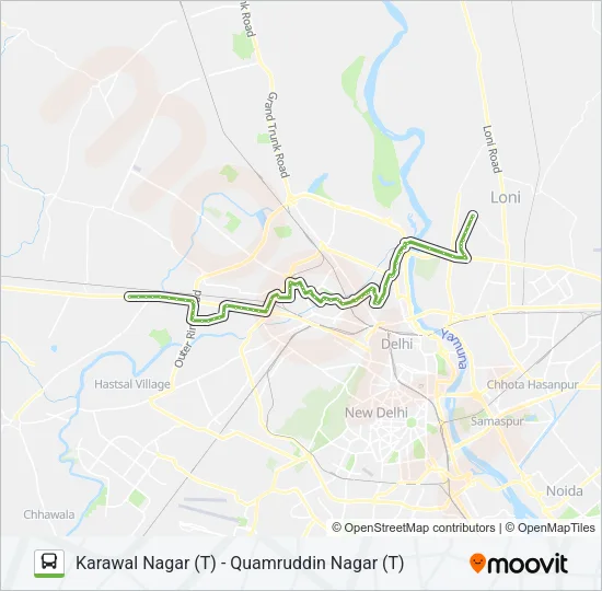 913 Bus Line Map