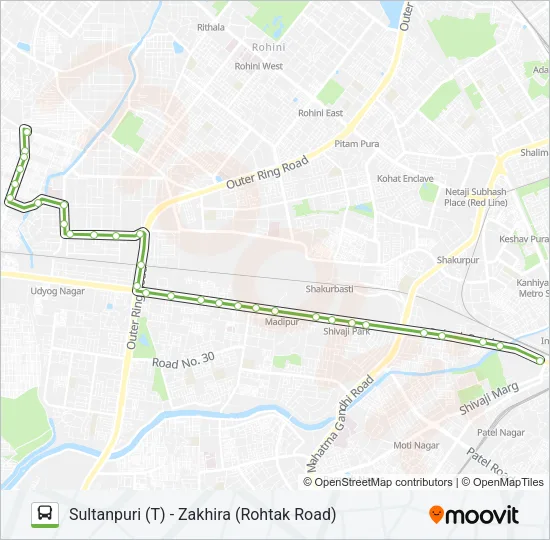937A Bus Line Map