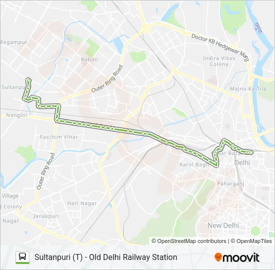 937A Bus Line Map