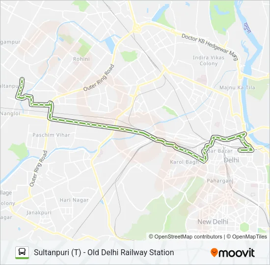 937A Bus Line Map