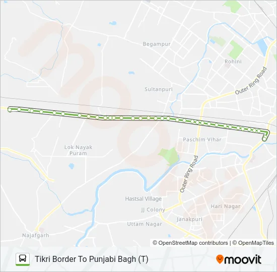 938A Bus Line Map
