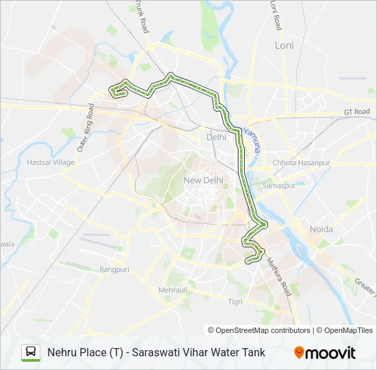 964 Bus Line Map