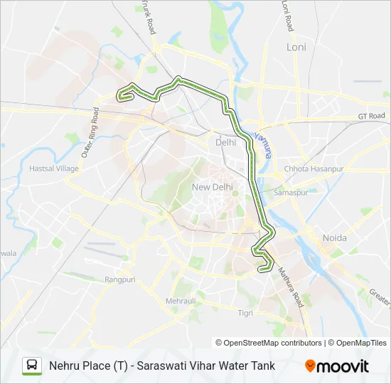 964 Bus Line Map