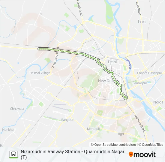 966 Bus Line Map
