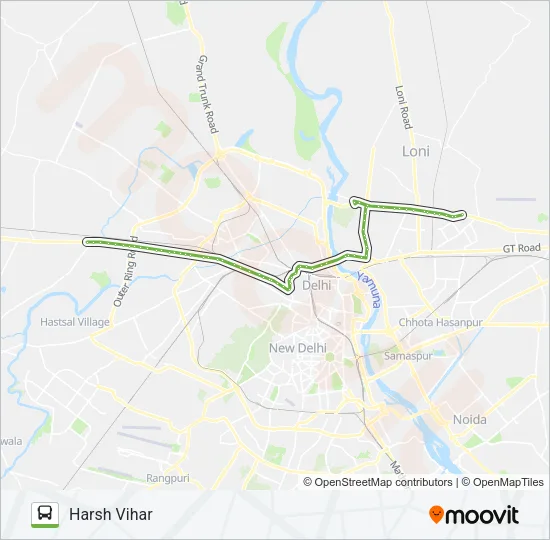 973 Bus Line Map