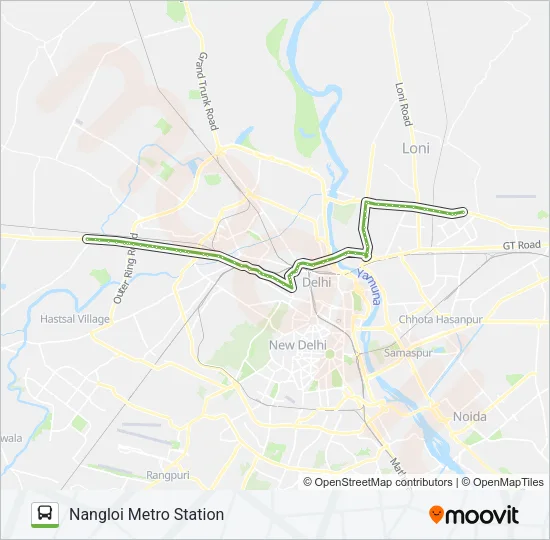 973 Bus Line Map
