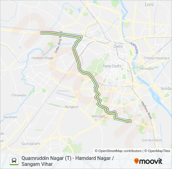 974 Bus Line Map