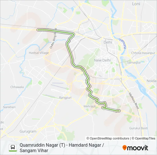 974 Bus Line Map