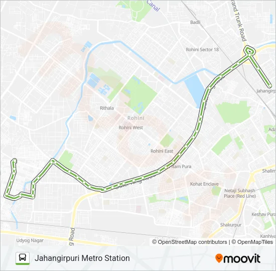 982 Bus Line Map
