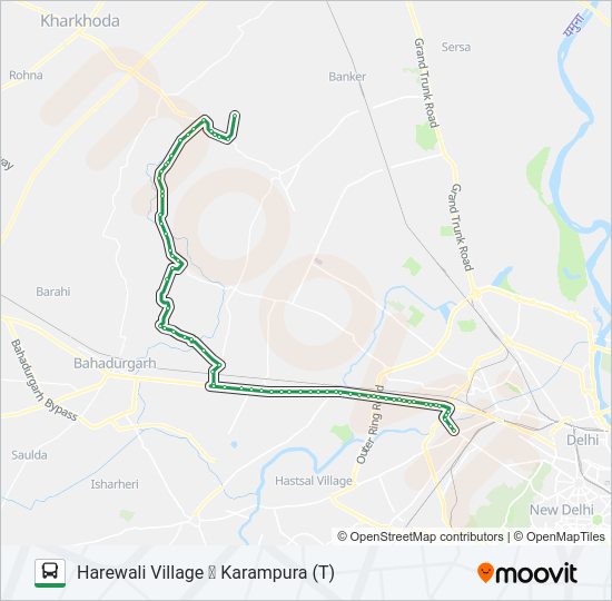 983 bus Line Map