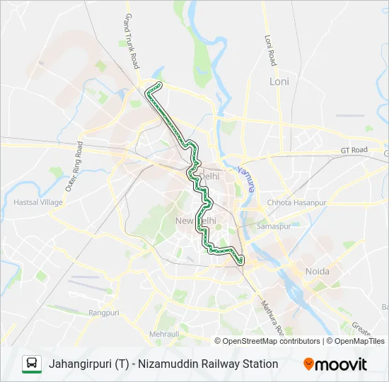 19 Bus Line Map