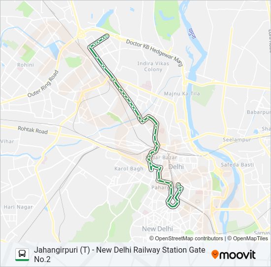 19 bus Line Map