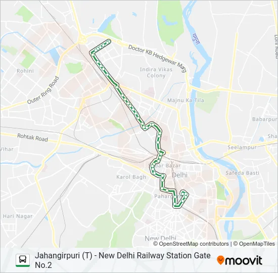 19 Bus Line Map