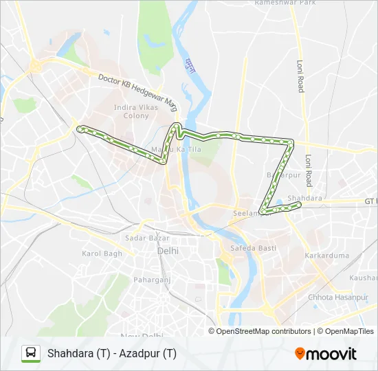 121 Bus Line Map