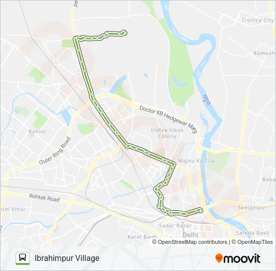 134 Bus Line Map