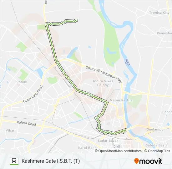 134 Bus Line Map
