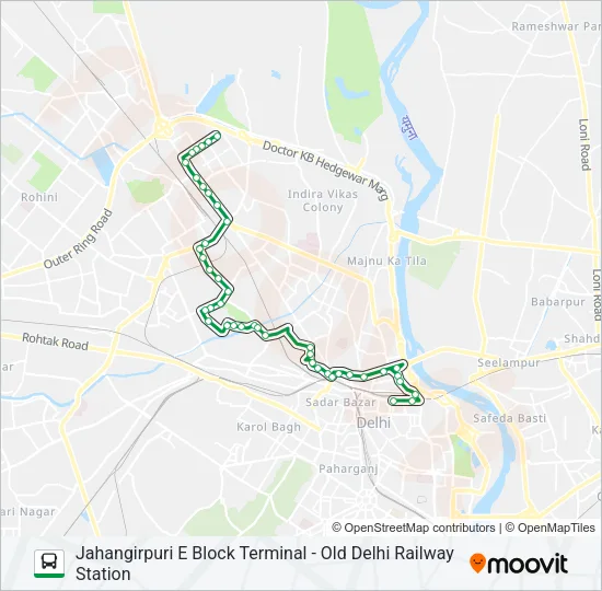 142 Bus Line Map