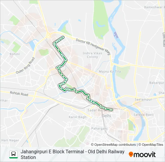 142 Bus Line Map