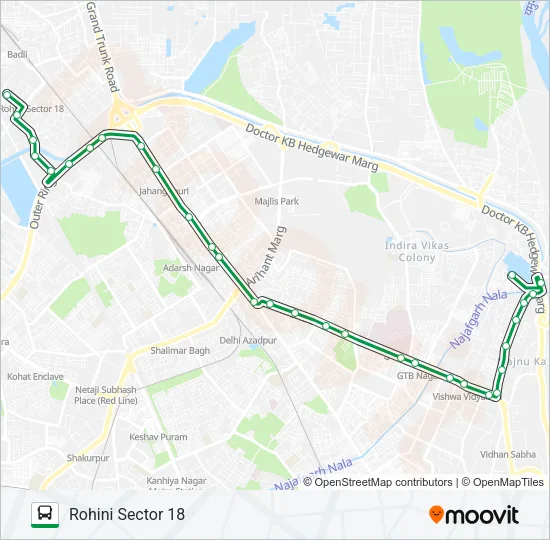 145 Bus Line Map