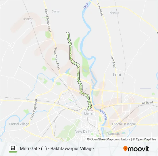 162 Bus Line Map