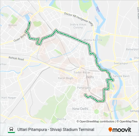 167 Bus Line Map