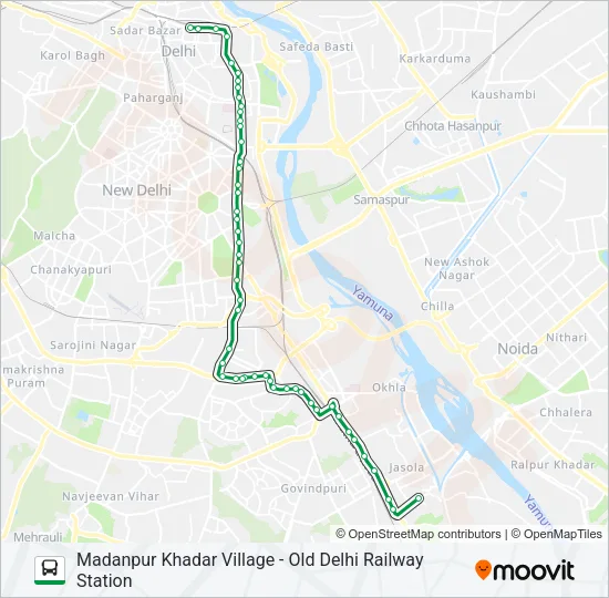404 Bus Line Map