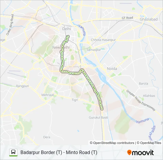 460 Bus Line Map