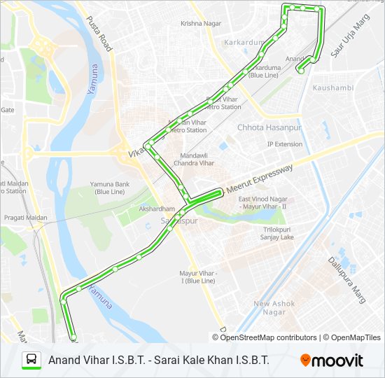 473 Route Schedules, Stops & Maps Sarai Kale Khan I.S.B.T. (Updated)